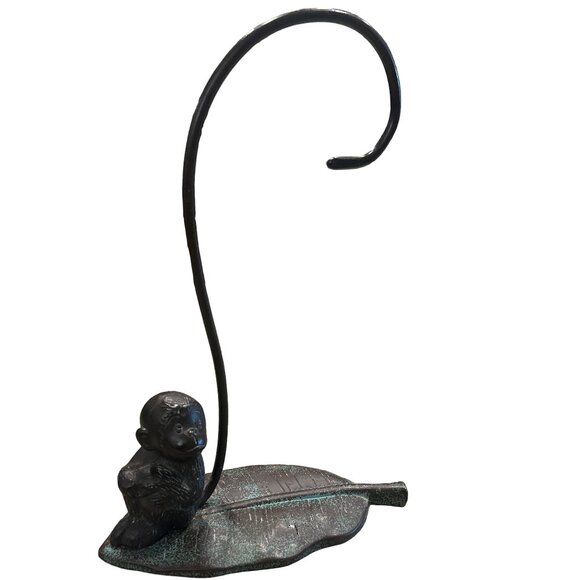 VTG Iron Monkey Banana Holder Fruit Stand by Upper Deck RARE - Picture 1 of 13